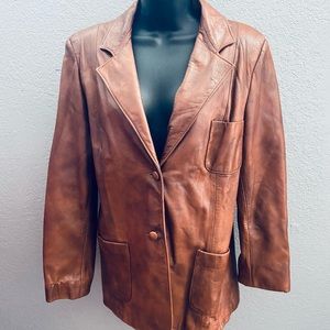 Matt Fisher Leather Fashions of Calgary Vintage Leather Jacket - XS